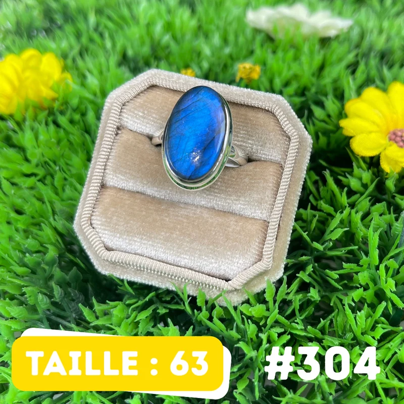 Bluefire Labradorit Ring #304