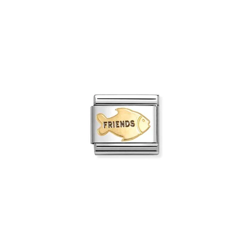 Classic Gold and Enamel Friends Fish Animals & Pets Charms