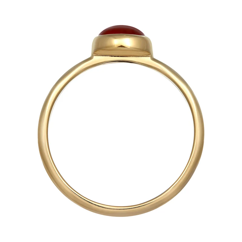 Solitär-ring | Karneol (Rot)