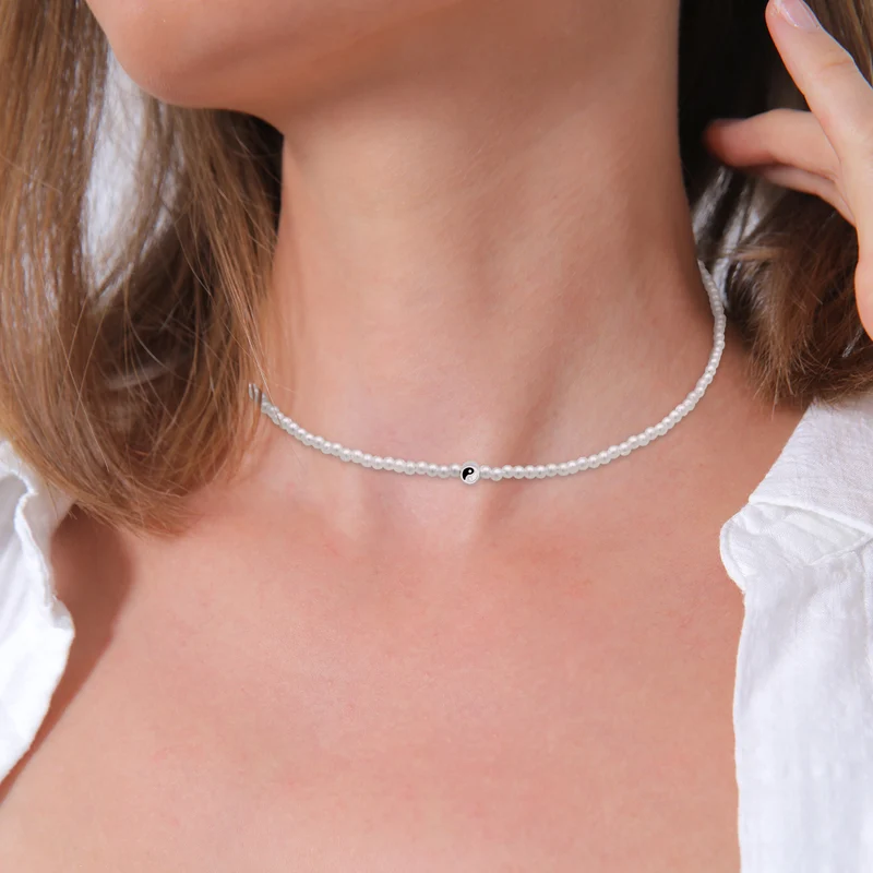 Choker Basique | Synth. Perle