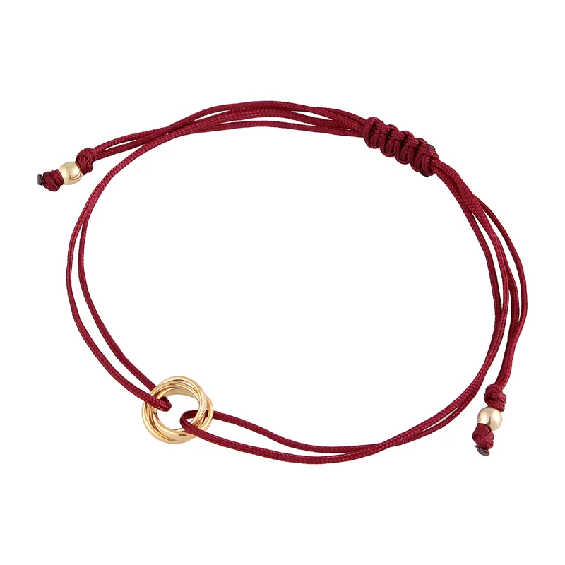 Armband Kreis | Nylon (Grau)