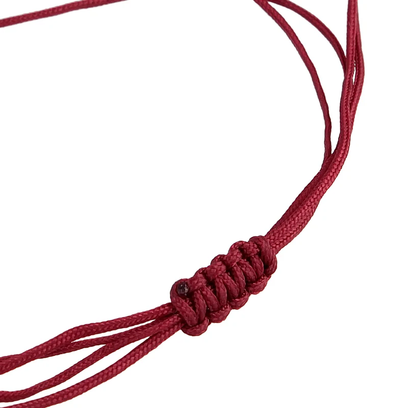 Armband Kreis | Nylon (Grau)