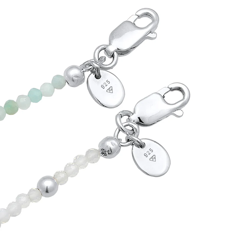 ArmbandSet Perlen | Mondstein, Süßwasserzuchtperle