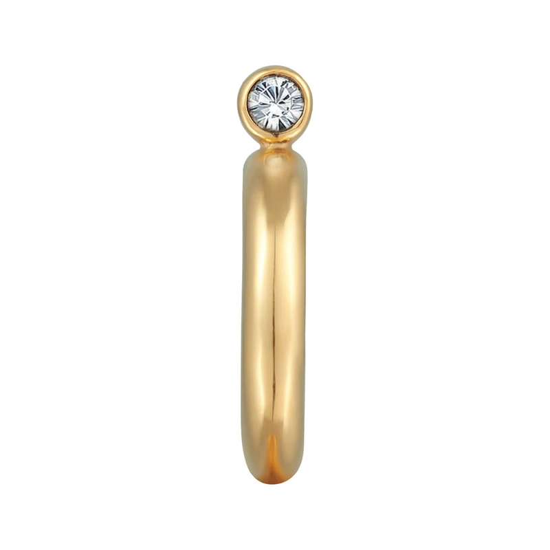 Earcuff Basic | Mit Kristallen von Swarovski® (Weiß)
