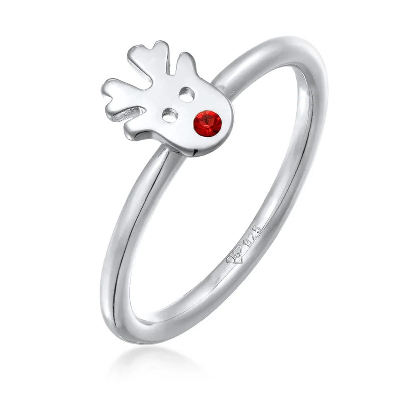 Ring Rentier | Mit Kristallen von Swarovski® (Rot)