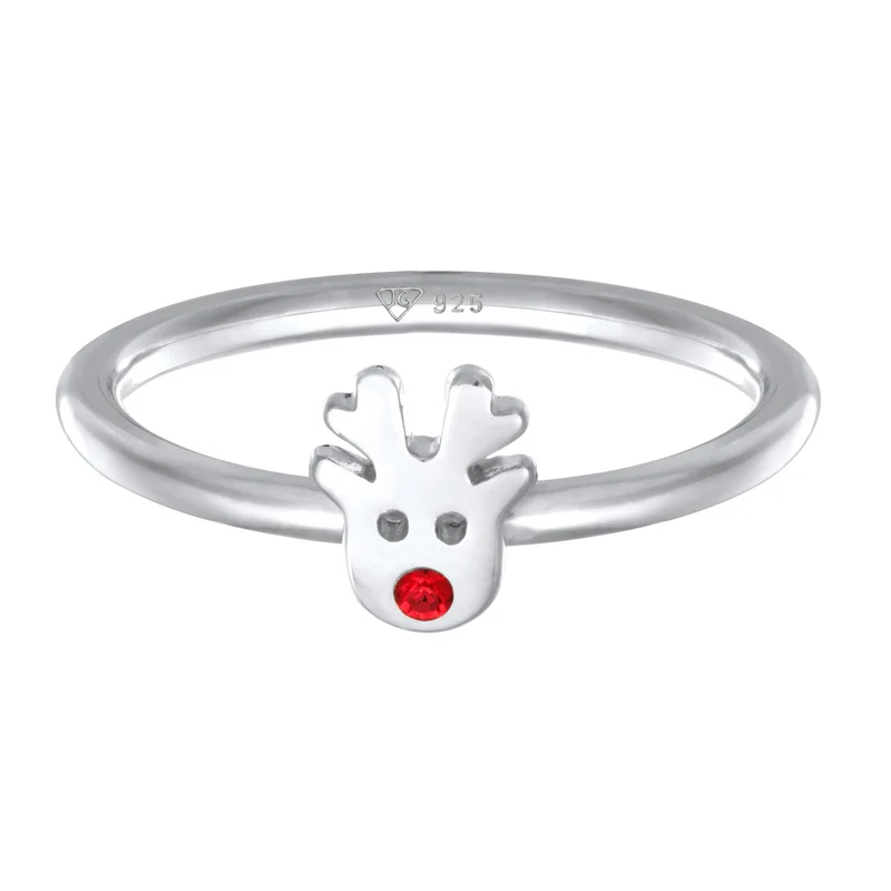 Ring Rentier | Mit Kristallen von Swarovski® (Rot)