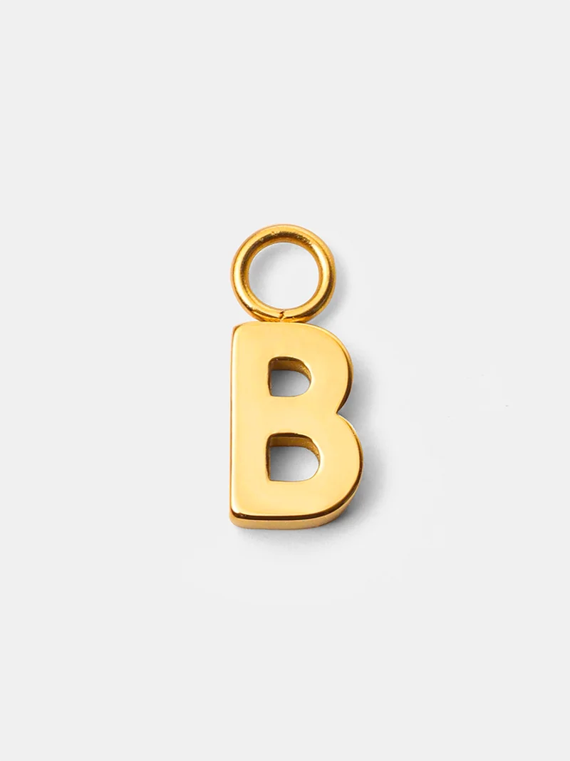 Pure Letter Ohrring-Charms