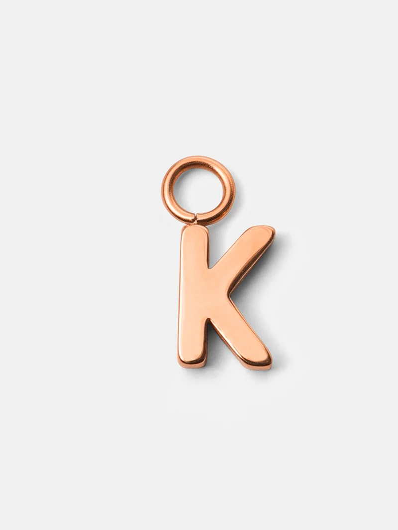 Pure Letter Ohrring-Charms