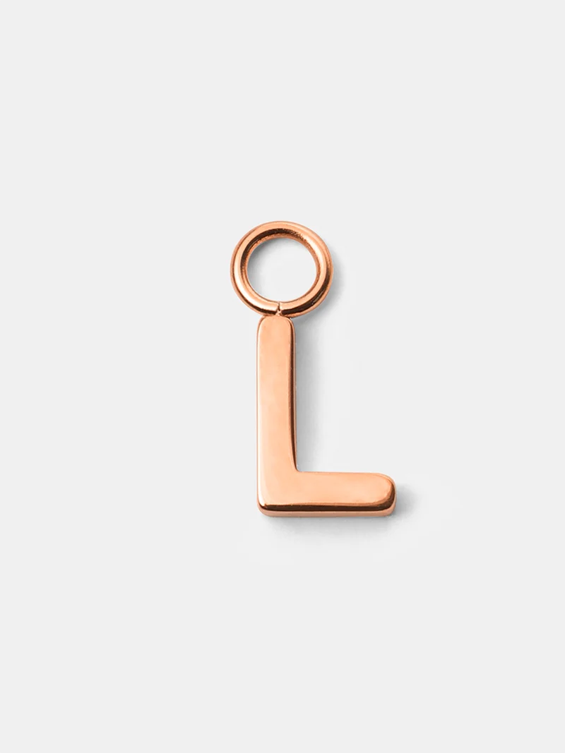 Pure Letter Ohrring-Charms
