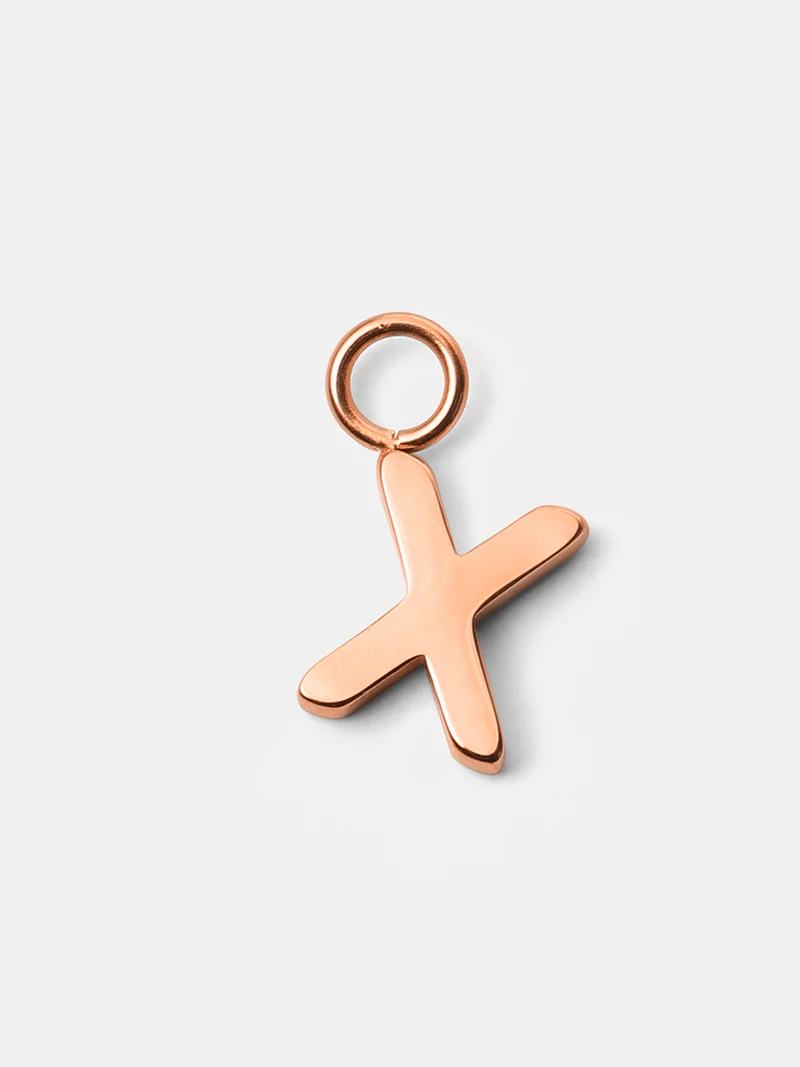 Pure Letter Ohrring-Charms