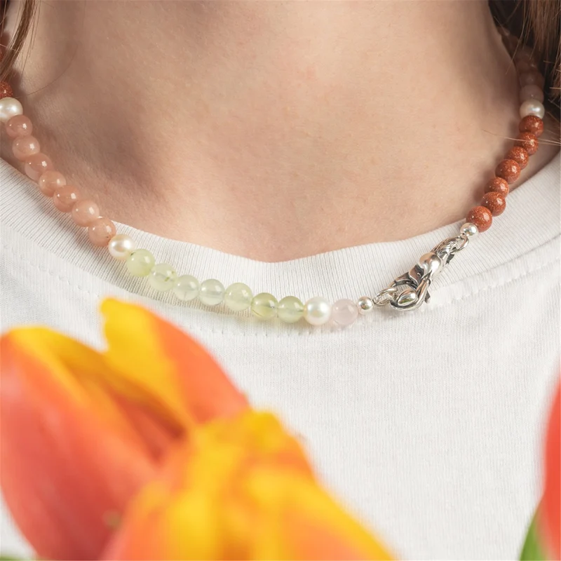 Traumhafte Blüten Collier