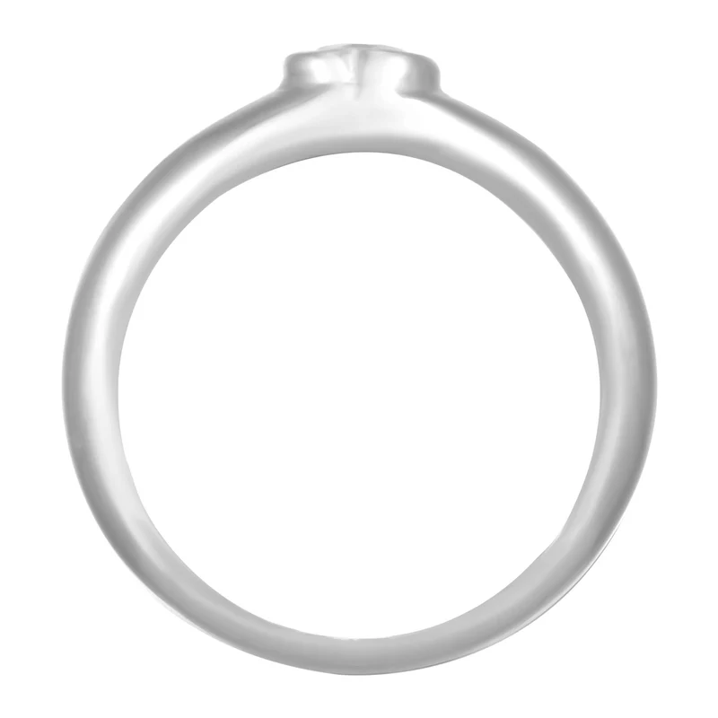 Bandring Herz | Zirkonia (Rot)