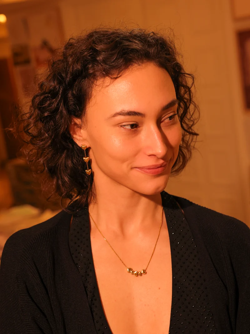 Trio Hearts Ohrringe