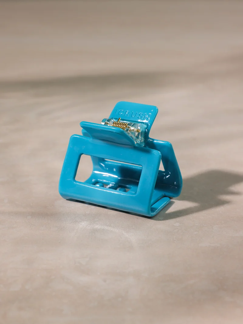 Classic Frame Haarklammer Turquoise Blue