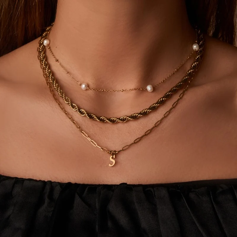 Bold Twisted Kette 14K Vergoldet