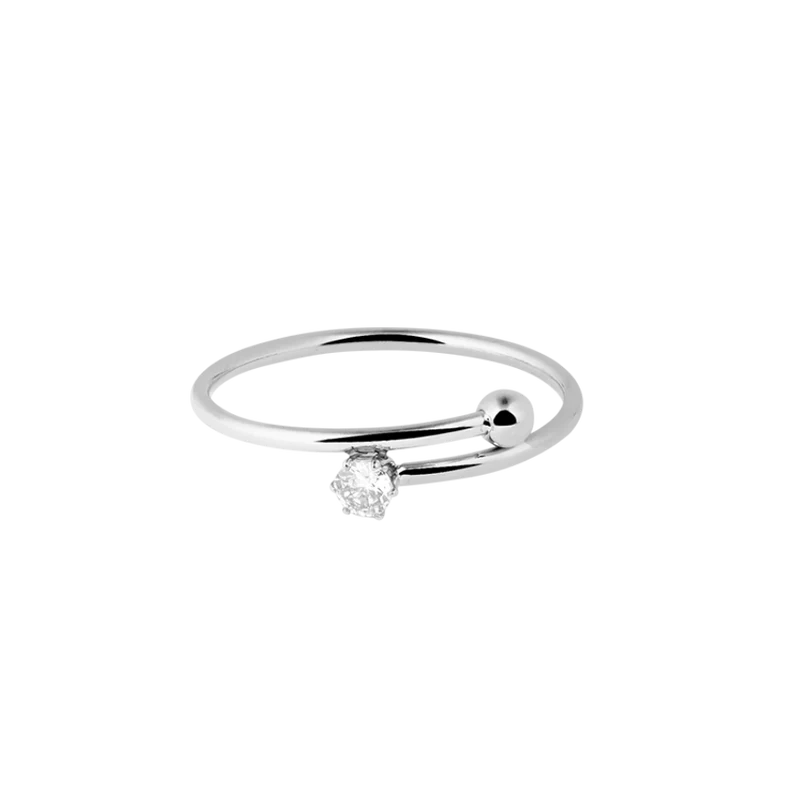 Elegance Around Ring 14K Vergoldet