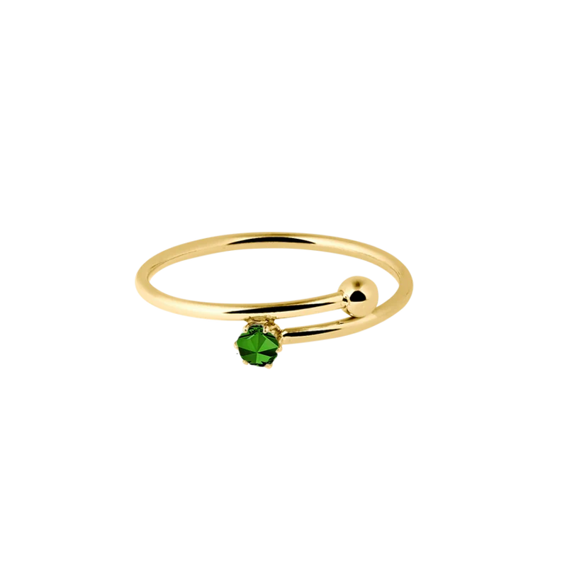 Elegance Around Ring 14K Vergoldet