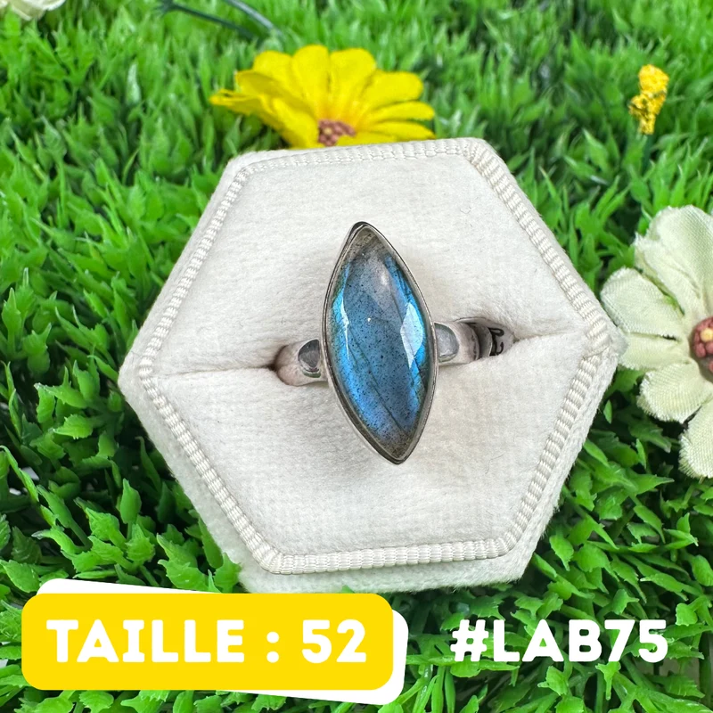 Bluefire Labradorit-Ring #LAB75