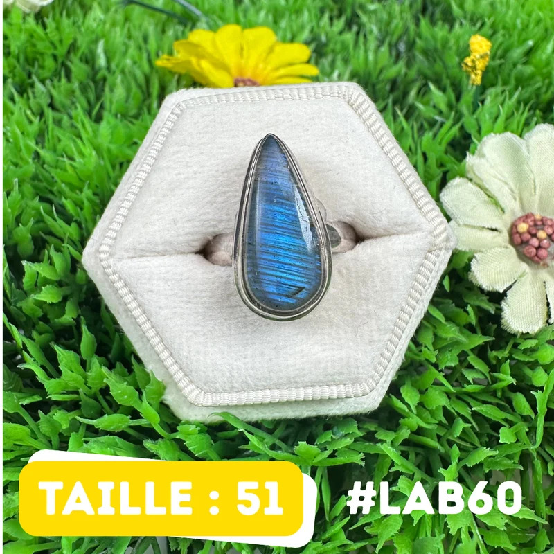 Bluefire Labradorit-Ring #LAB60