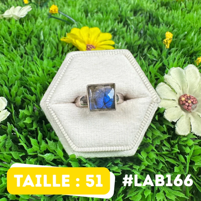 Bluefire Labradorit-Ring #LAB166