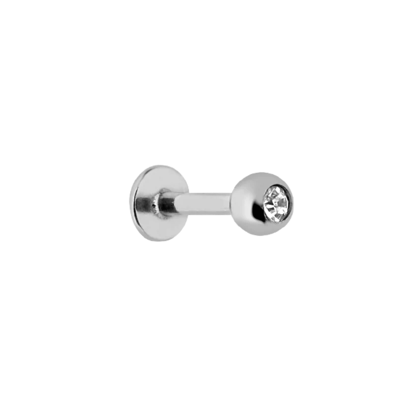 Round Crystal Labret