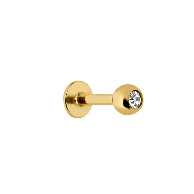 Round Crystal Labret