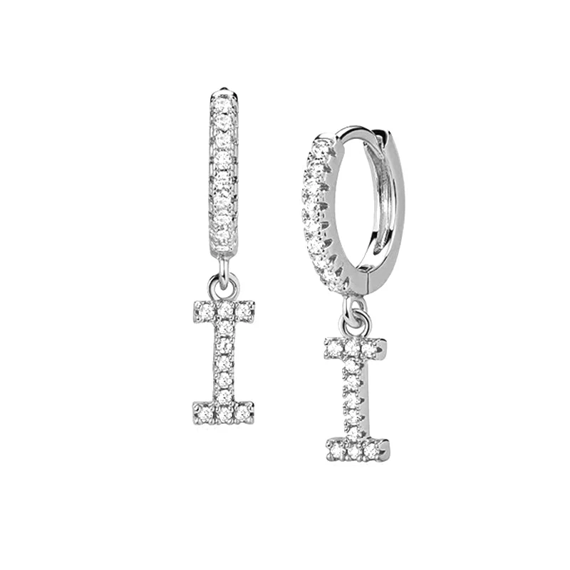 Hi-Life Letter Huggie Ohrringe 18K Vergoldet