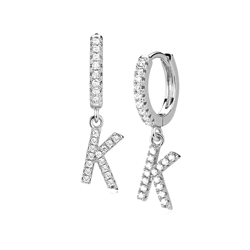Hi-Life Letter Huggie Ohrringe 18K Vergoldet