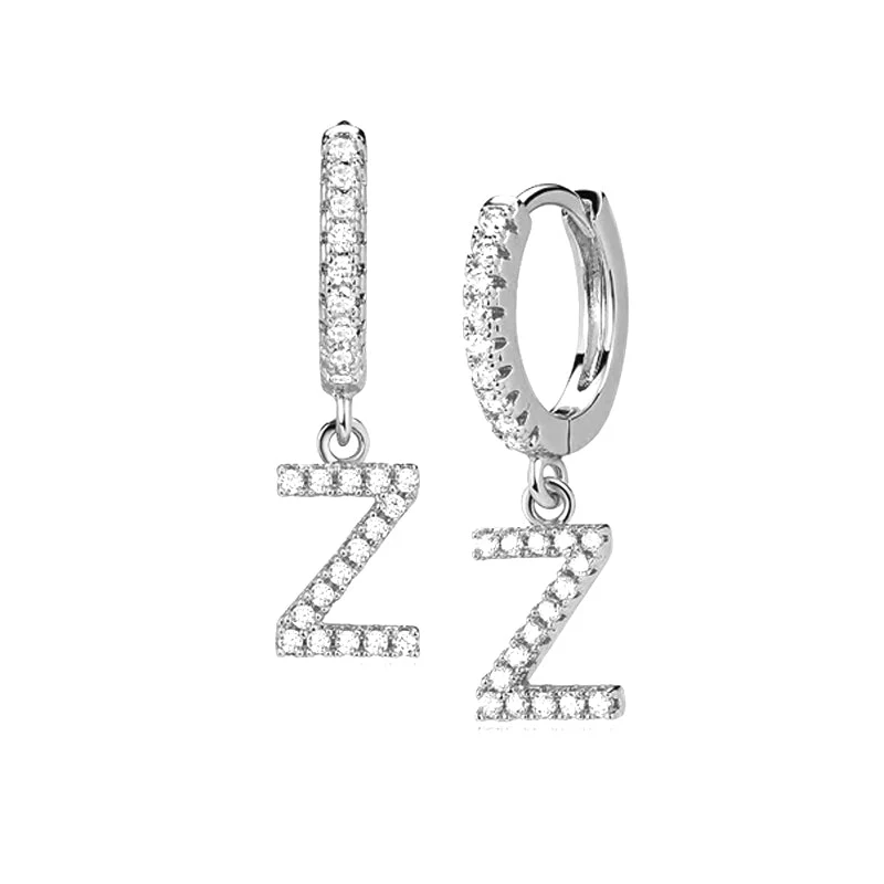 Hi-Life Letter Huggie Ohrringe 18K Vergoldet