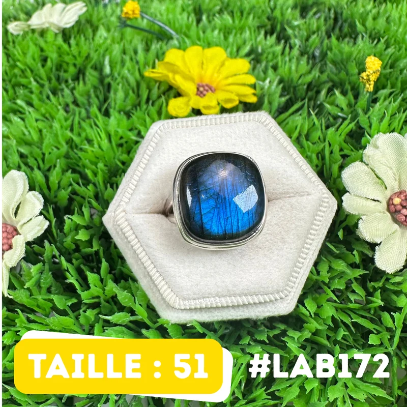 Bluefire Labradorit-Ring #LAB172