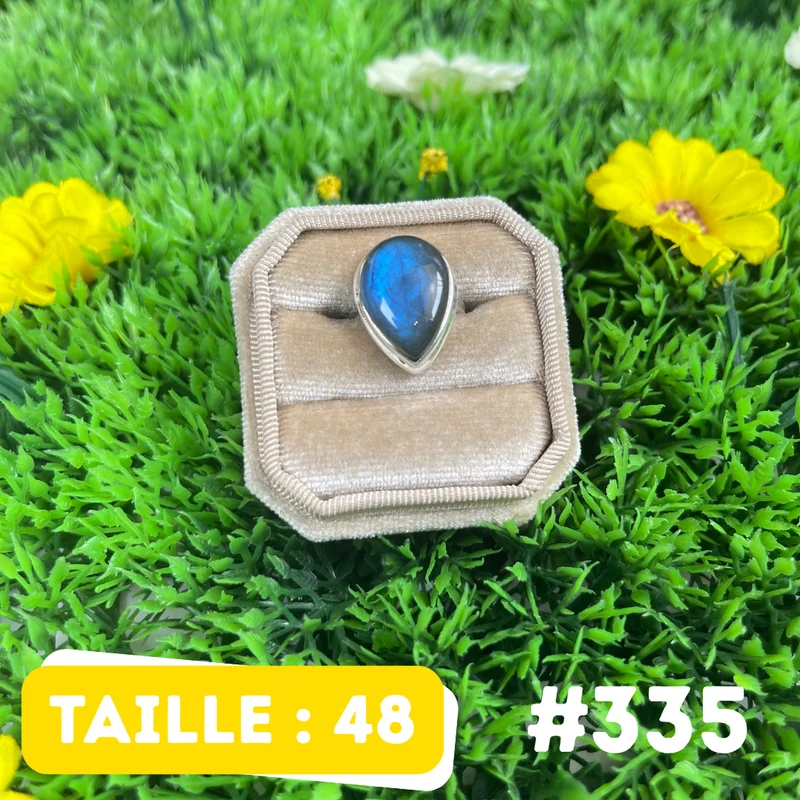 Bluefire Labradorit Ring #335