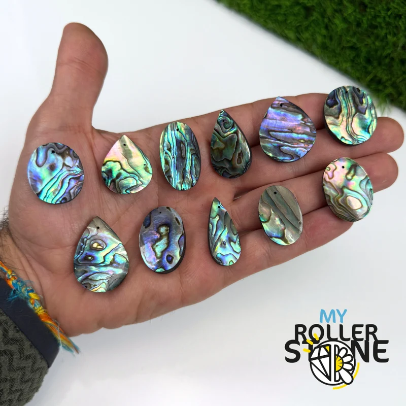 5A Freiform-Abalone-Anhänger