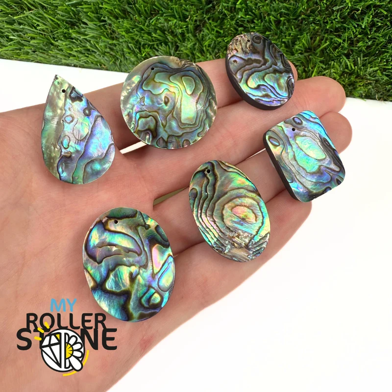 5A Freiform-Abalone-Anhänger