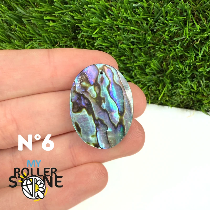 5A Freiform-Abalone-Anhänger