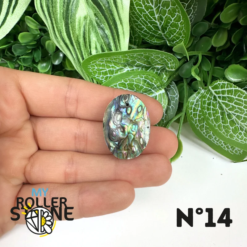 5A Freiform-Abalone-Anhänger