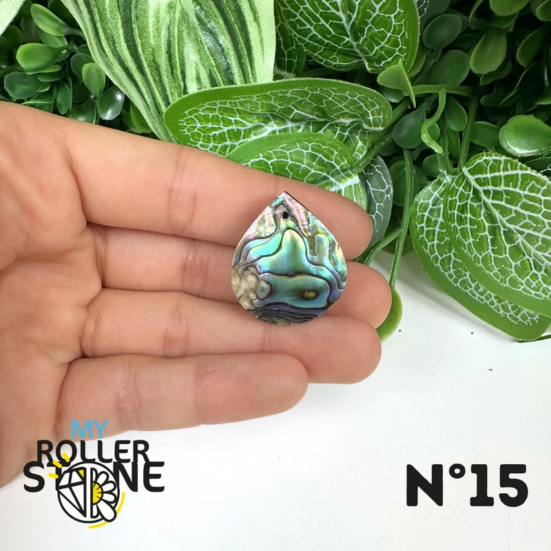 5A Freiform-Abalone-Anhänger
