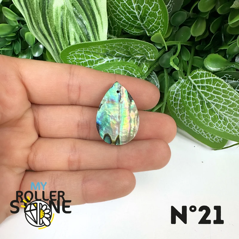 5A Freiform-Abalone-Anhänger
