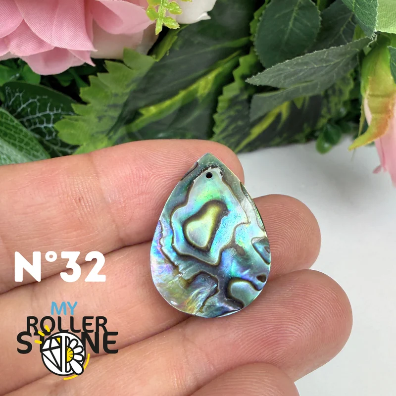 5A Freiform-Abalone-Anhänger