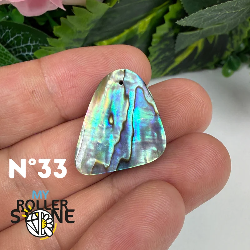 5A Freiform-Abalone-Anhänger