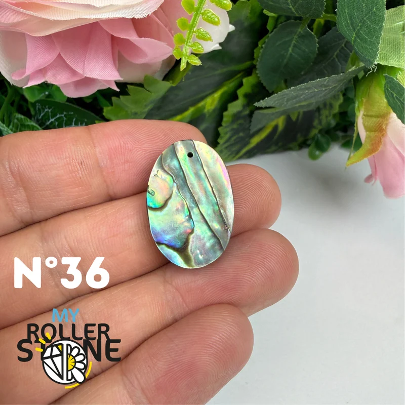 5A Freiform-Abalone-Anhänger