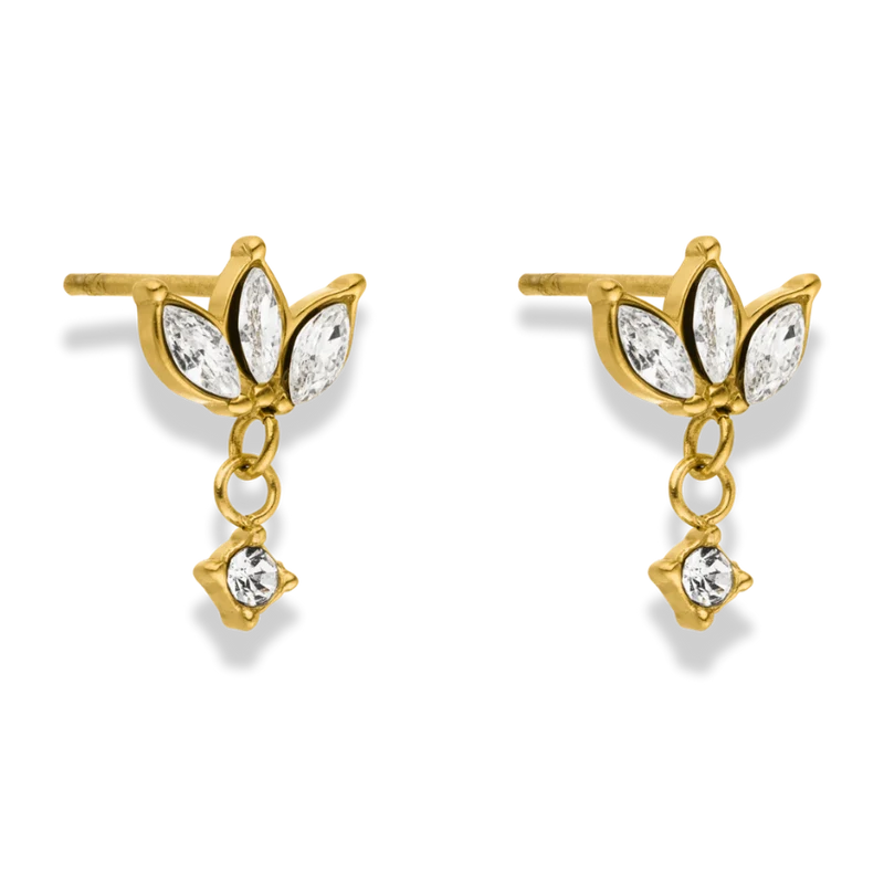 Hi-Life Lotus Ohrstecker 14K Vergoldet