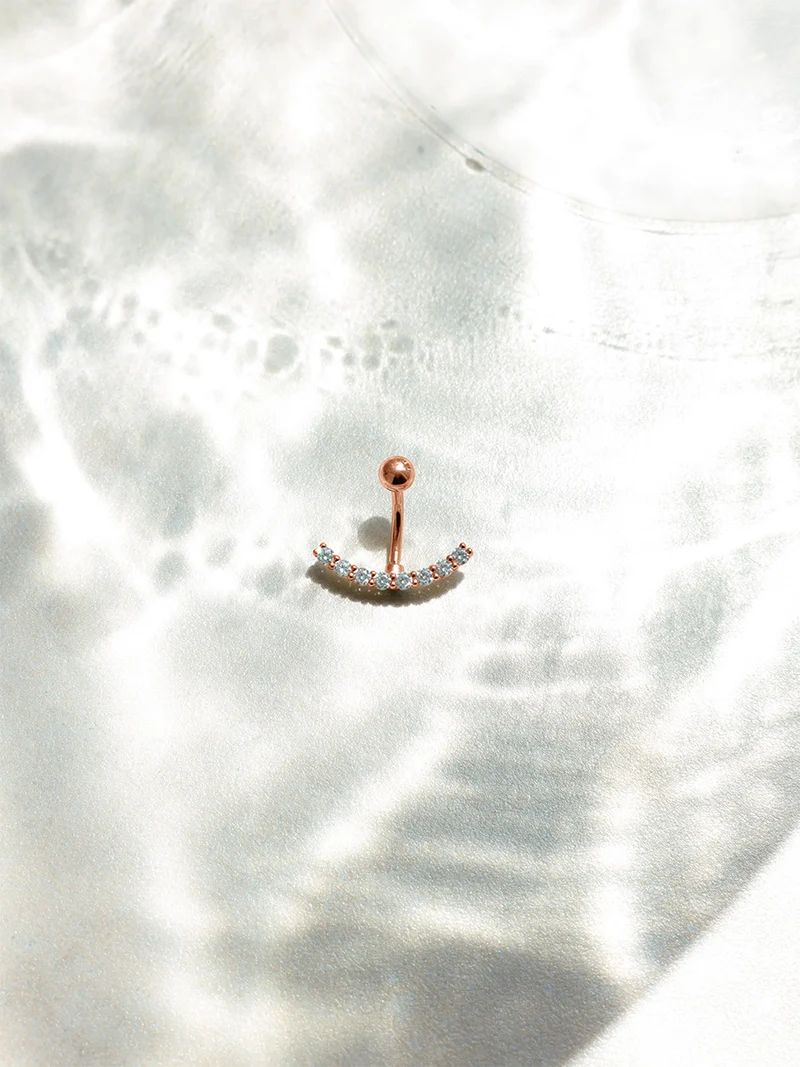 Diamond Curve Bauchnabelpiercing