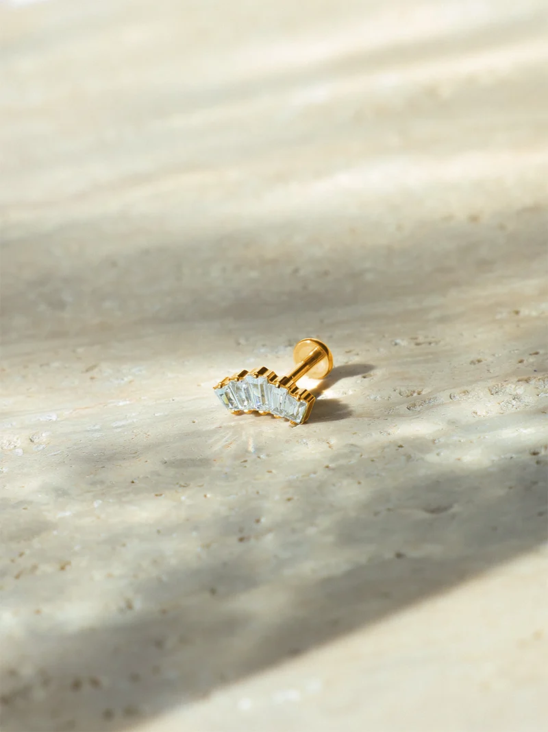 Shimmering Melody Titan Piercing