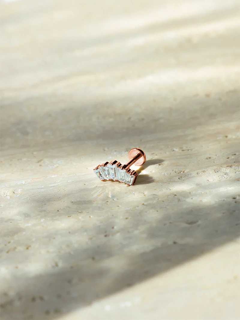 Shimmering Melody Titan Piercing