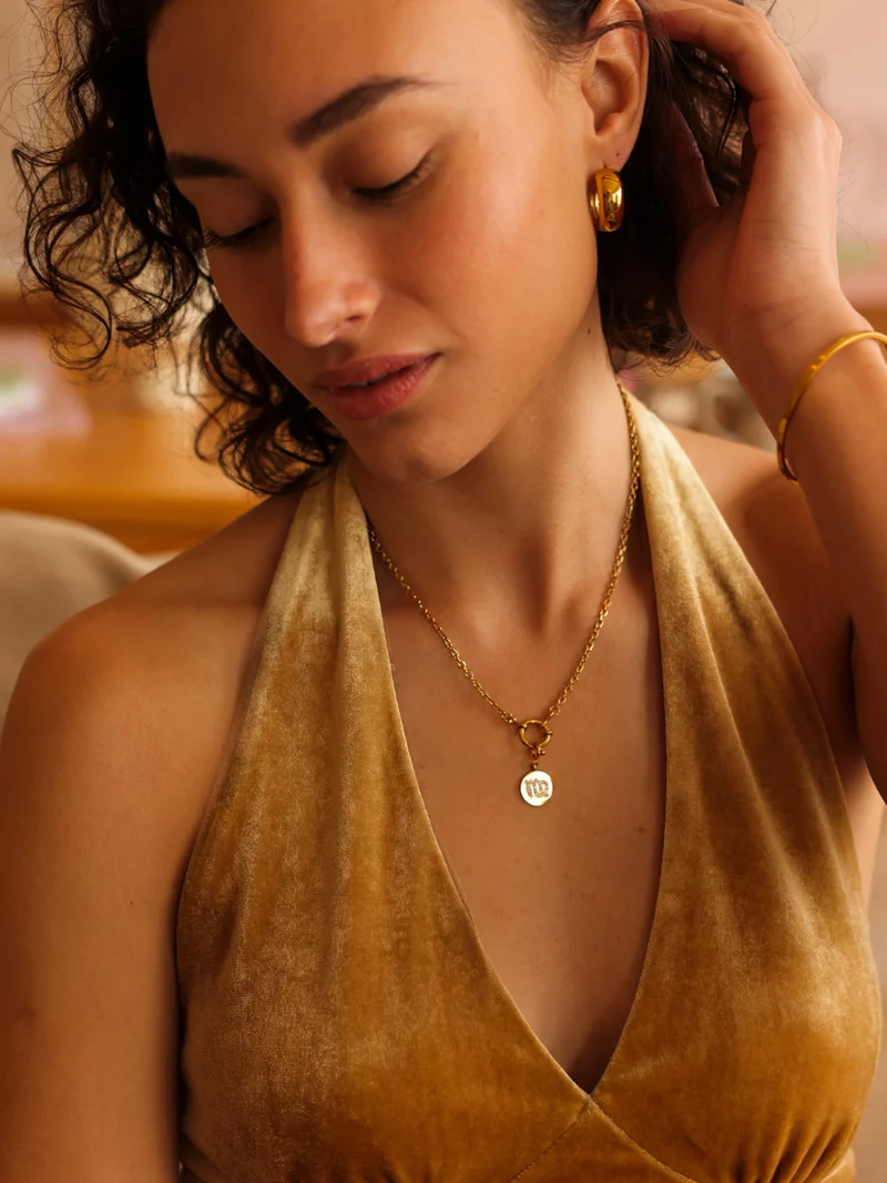 Twinkling Zodiac Ketten-Charm - Virgo