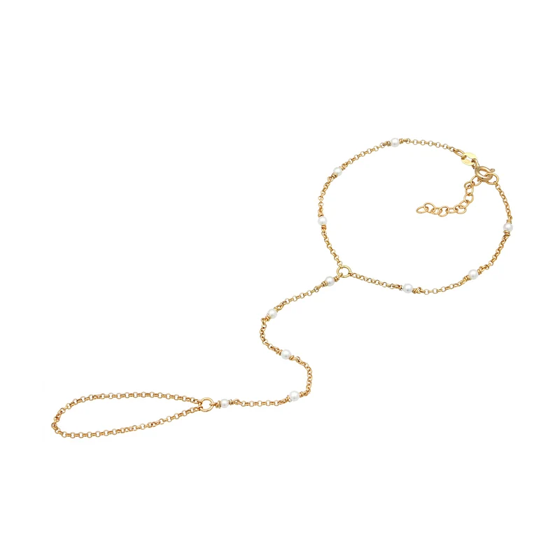 Handkette | Muschelkernperlen