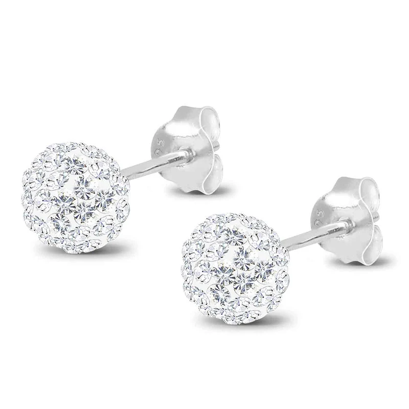 Ohrstecker | Mit Kristallen von Swarovski® (Weiß)