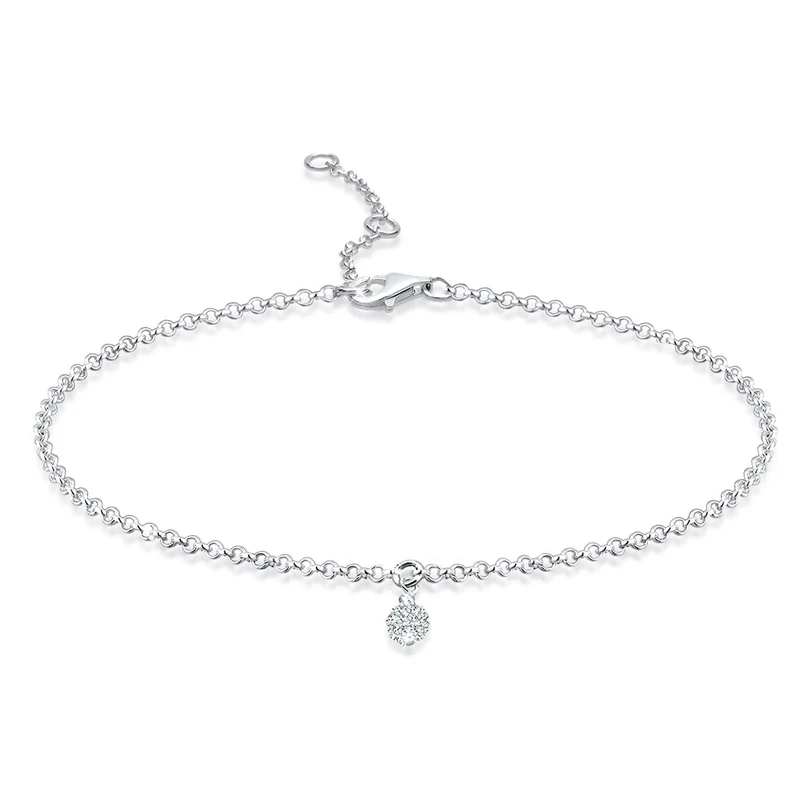 Armband Kugel | Mit Kristallen von Swarovski® (Weiß)