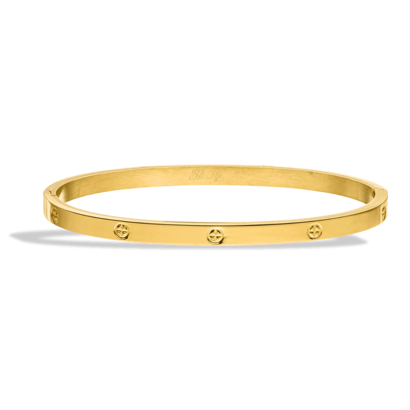 Timeless Affection Armreif 14 Karat Vergoldet