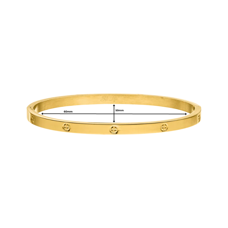 Timeless Affection Armreif 14 Karat Vergoldet